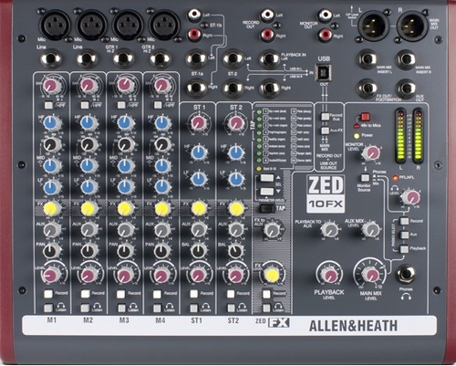 ‏מיקסר Allen & Heath ZED10FX