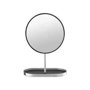 מראה נירוסטה מאט בשילוב מגש MODO Cosmetic mirror