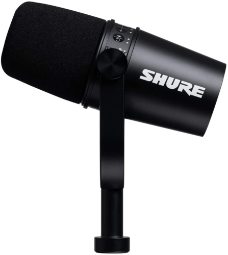 ‏מיקרופון דינמי Shure MV7 Plus שור