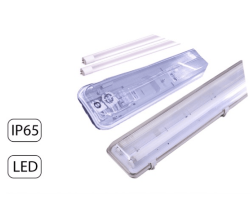 גוף תאורה מוגן מים LED T8 2X20W