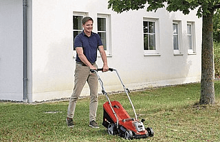  מכסחת דשא ללא פחמים 36V נטענת (גוף בלבד) EINHELL GE-CM 36/43 Li M-Solo