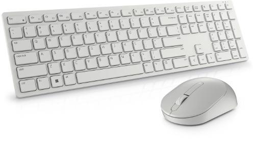 סט מקלדת עכבר Dell Pro Wireless Keyboard and Mouse - KM5221W - Hebrew - White 