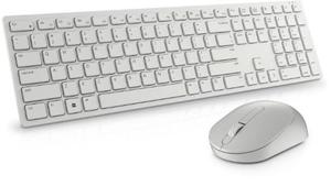 סט מקלדת עכבר Dell Pro Wireless Keyboard and Mouse - KM5221W - Hebrew - White 