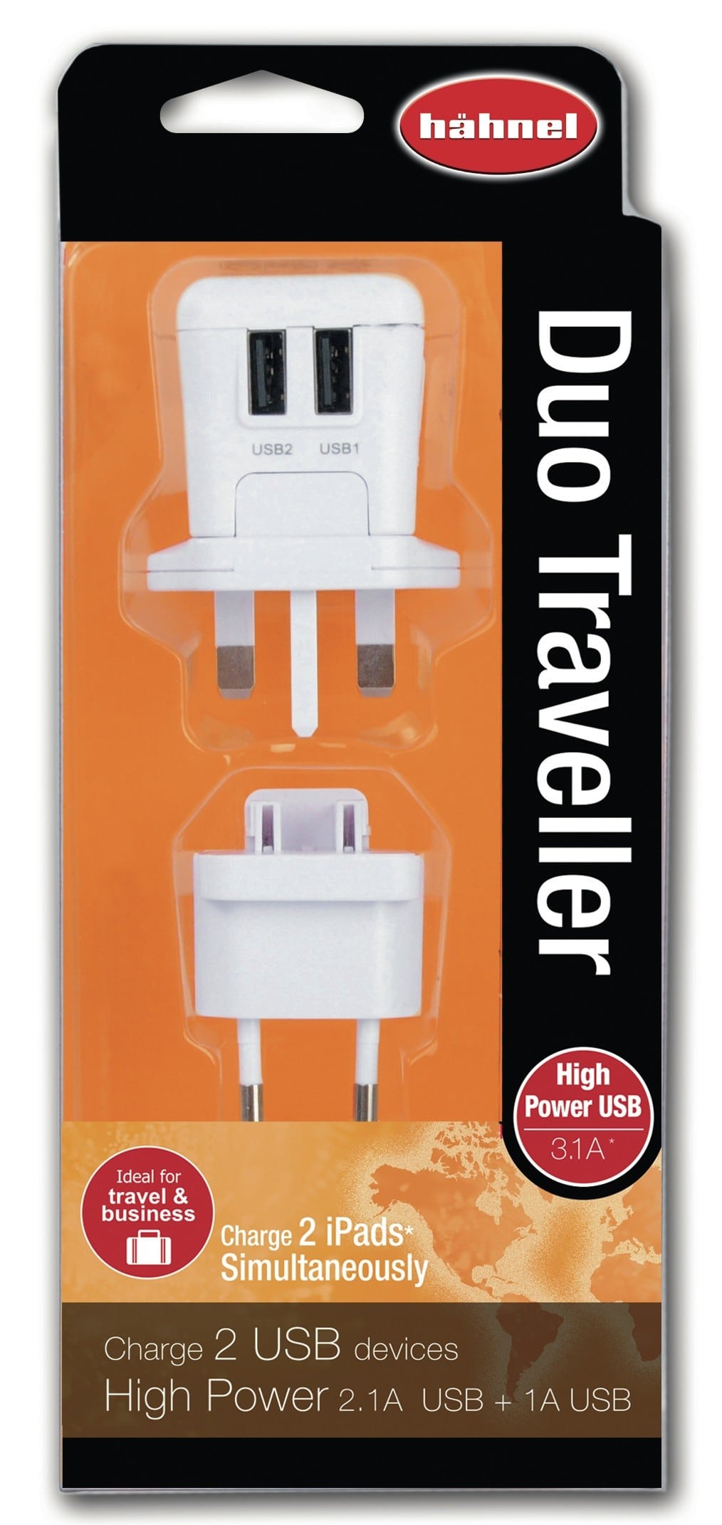 מטען USB אוניברסלי Hahnel Duo Traveller