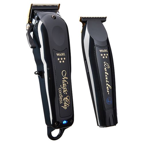 סט מכונות תספורת Wahl Combo Black Magic Clip & Black Detailer Li
