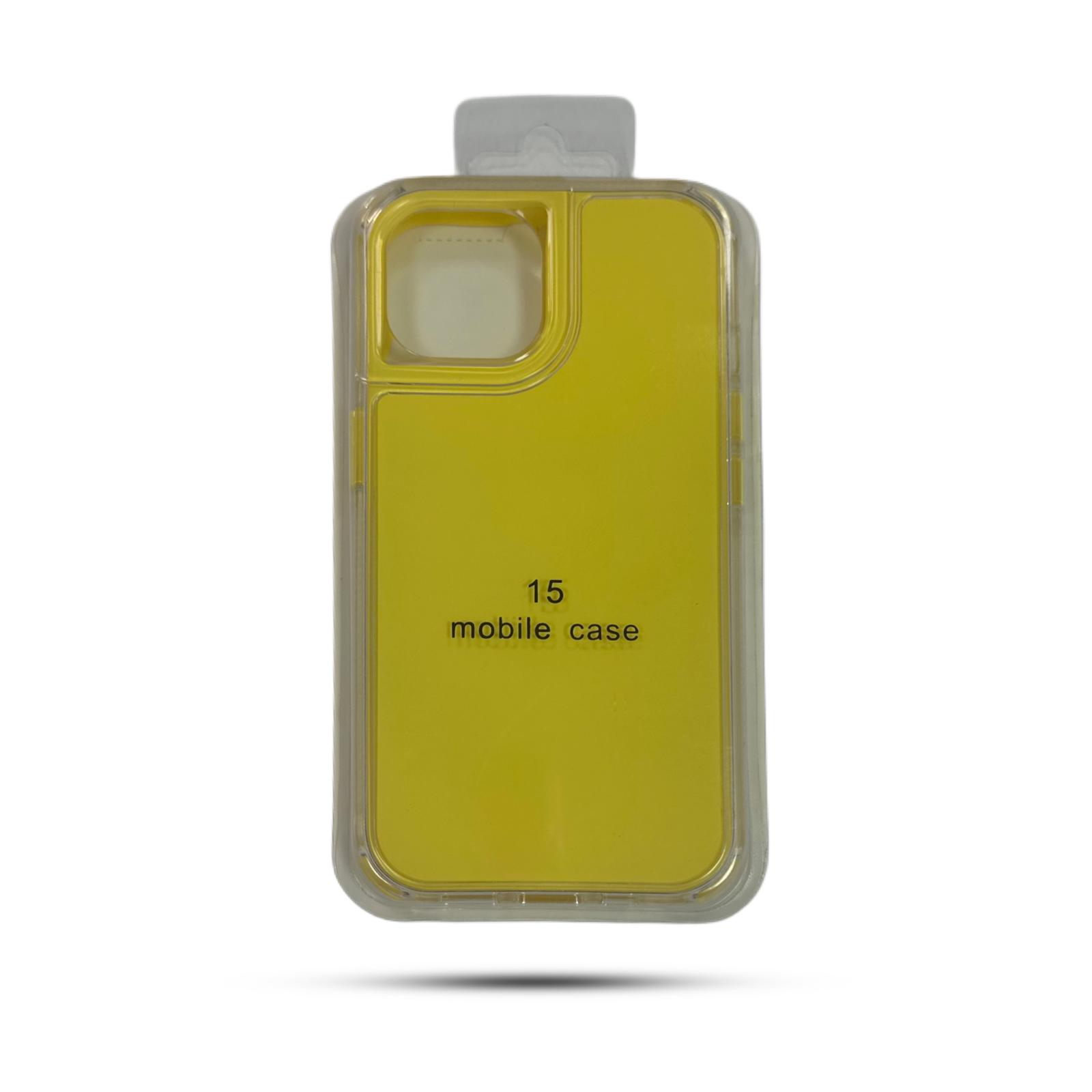 Yellow Case For Iphone 15 6.1