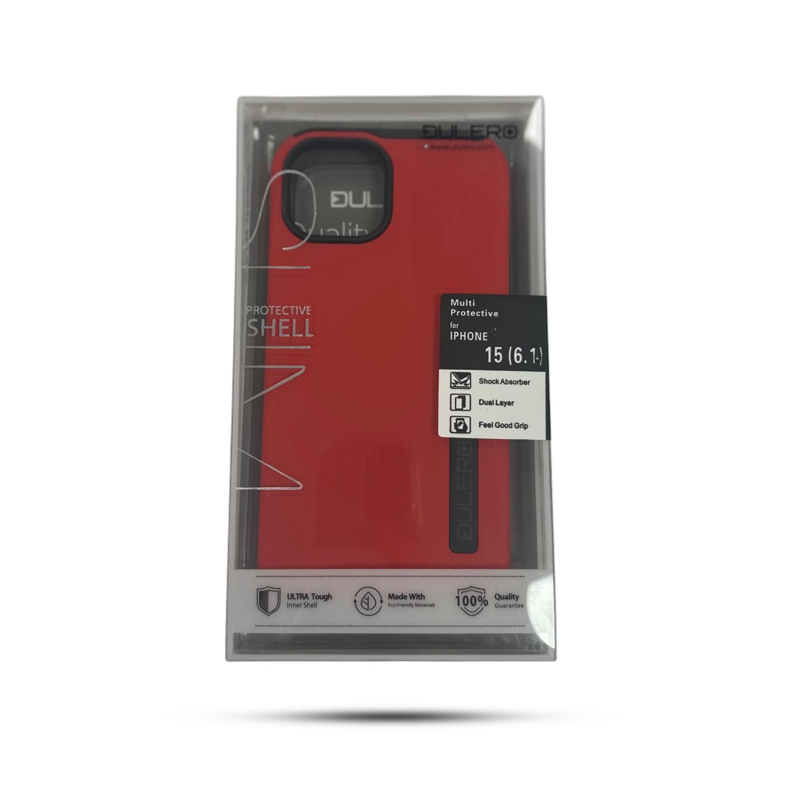 Dulero Case For iPhone 15 6.1 Red