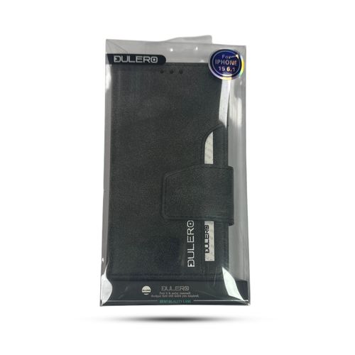 נרתיק ספר Dulero for iPhone 15 6.1 Black