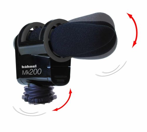 מיקרופון למצלמה Hahnel MK200 עם ספוג חתול