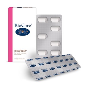 אינטרה פרש – 7 נרות וגינליים - Biocare Intrafresh