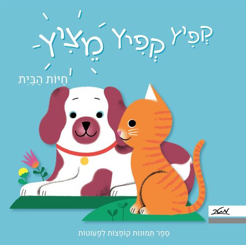 ספר ילדים עם תמונות קופצות: קפיץ קפיץ מציץ - חיות הבית