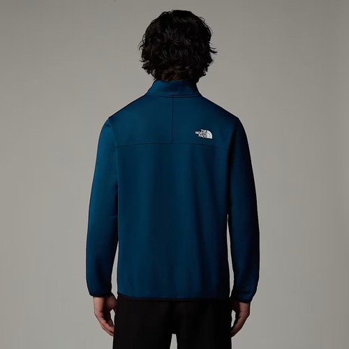 פליס גברים כחול רבע רוכסן Crest 1/4 Zip מבית THE NORTH FACE