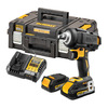 מפתח בוקסות 18V DCF891EHGT זוג סוללות ומטען DEWALT