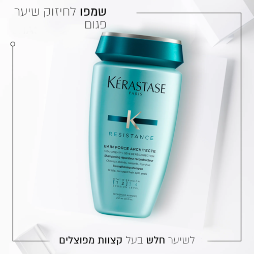 שמפו ארכיטקט לשיער פגום מסדרת רזיסטנס 250 מ