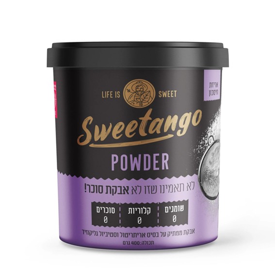 אבקת ממתיק POWDER sweetango 400 גרם