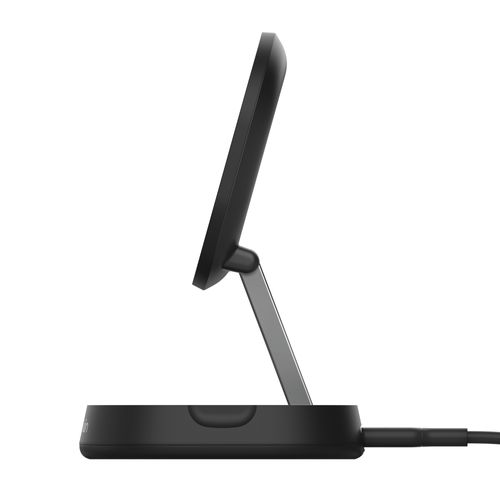 מעמד טעינה אלחוטי כולל מטען קיר Belkin BoostCharge Pro WIA008-VFBK צבע שחור