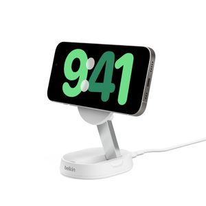 מעמד טעינה אלחוטי כולל מטען קיר Belkin BoostCharge Pro WIA008-VFWH צבע לבן