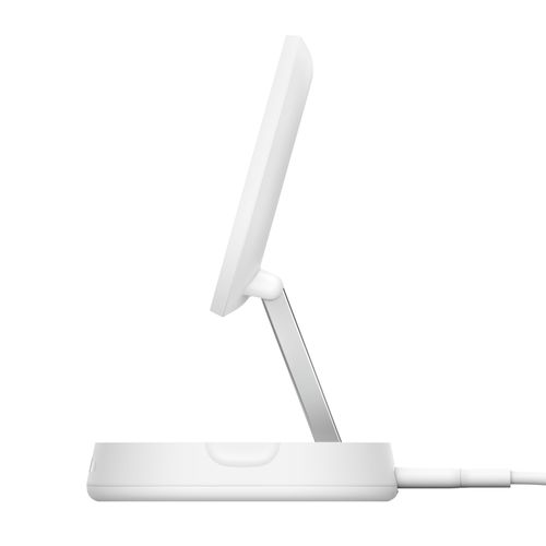מעמד טעינה אלחוטי כולל מטען קיר Belkin BoostCharge Pro WIA008-VFWH צבע לבן