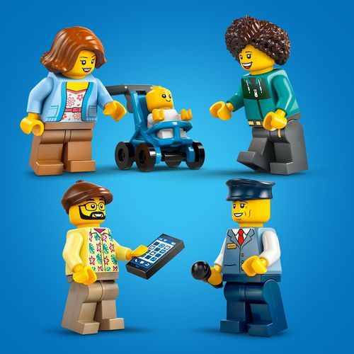 לגו סיטי - אוטובוס תיירות אדום דו קומתי   60407