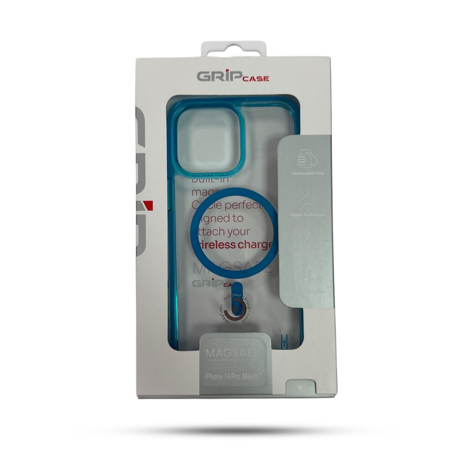 Grip Case Crystal MagSafe for iPhone 14 Pro Max 6.7 Blue