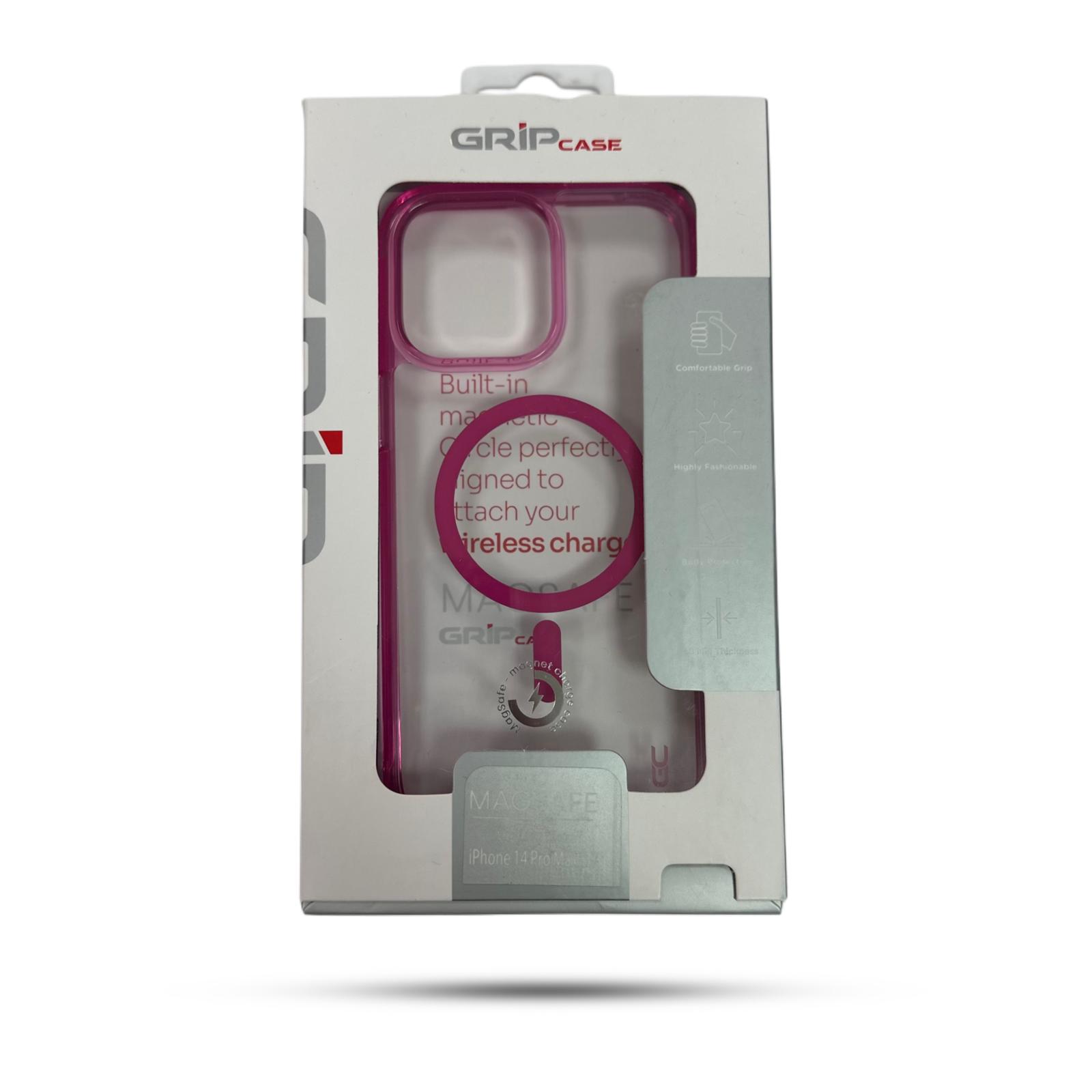 Grip Case Crystal MagSafe for iPhone 14 Pro Max 6.7 Pink	