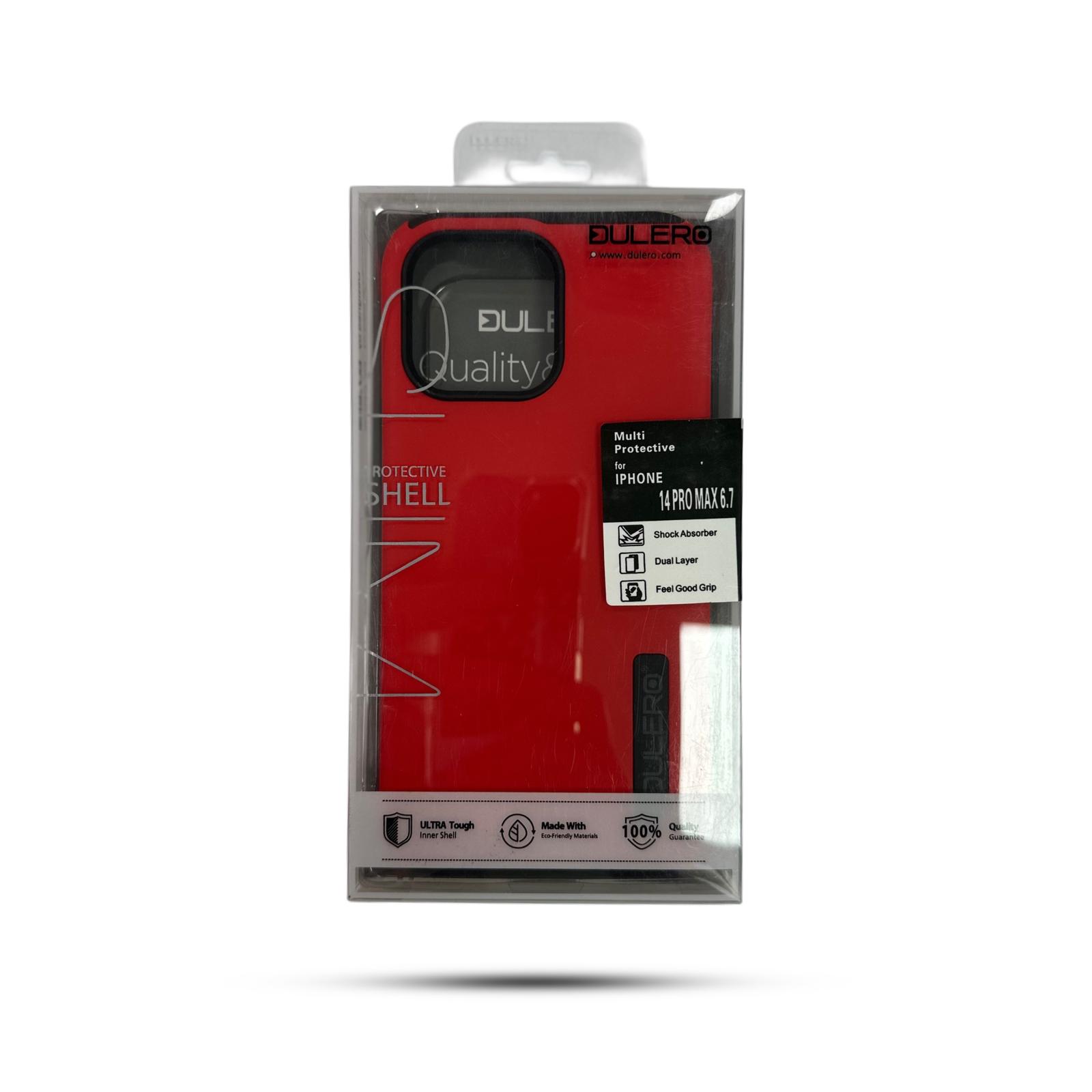 Dulero Case For iPhone 14 Pro Max 6.7 Red