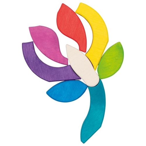 פאזל אריחי עץ צעצוע אנתרופוסופי 58352 GOKI
