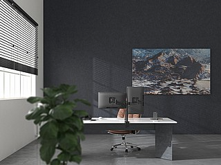 זרוע מתכווננת לשני מסכי מחשב עד 32