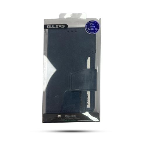 נרתיק ספר Dulero for iPhone 14 6.1 Dark Blue