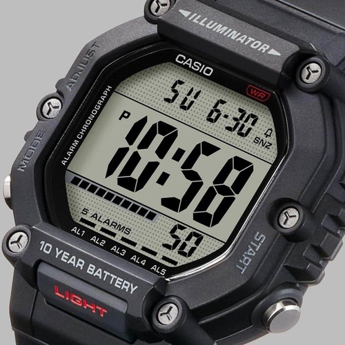 CASIO AE-1600H-1A תצוגה גדולה 10 שנים סוללה