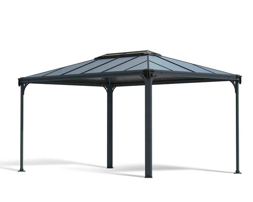 גזיבו לגינה MARTINIQUE אפור כהה 3x4.3