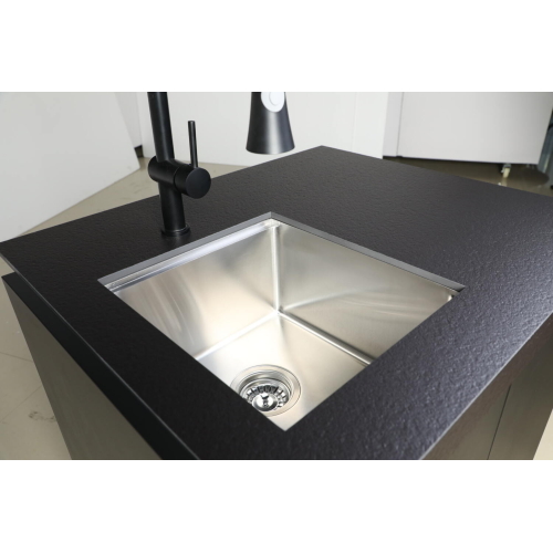 מטבח חוץ גוסטו אלומיניום – GUSTO Collection 6 +Sink + Fridge
