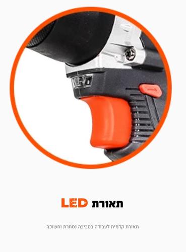 אקדח ניטים נטען גוף בלבד  18V BrushLess HUNTER