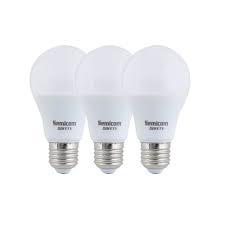 שלישיית נורות 10W A60 SAFETY אור יום SEMICOM SE-3XNA6010/DL סמיקום