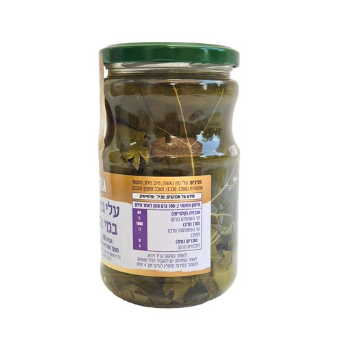 גולדפוד עלי גפן במי מלח 620 גרם