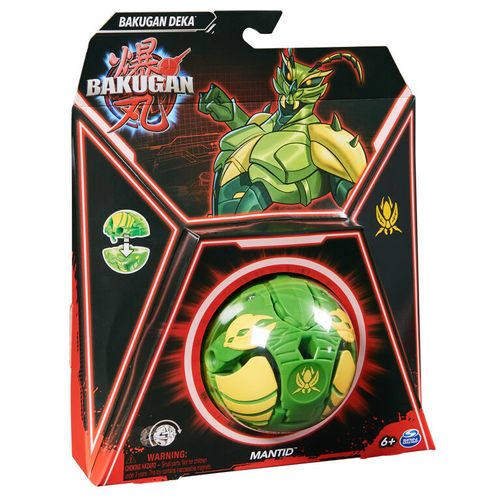כדור בקוגן Bakugan Deka ג'מבו משנה צורה לדמות עם ליבת כוח וקלף עונה 5 - MANTID