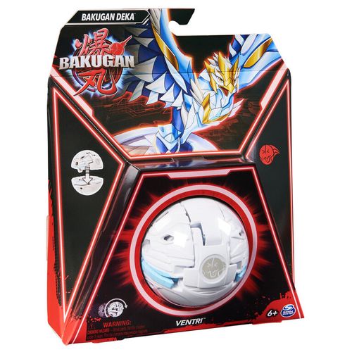 כדור בקוגן Bakugan Deka ג'מבו משנה צורה לדמות עם ליבת כוח וקלף עונה 5 - VENTRI