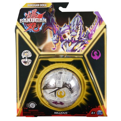 כדור בקוגן Bakugan Deka ג'מבו משנה צורה לדמות עם ליבת כוח וקלף עונה 5 - NILLIOUS