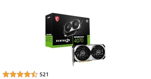 כרטיס מסך MSI GF RTX 4070 12GB VENTUS 2FAN OC