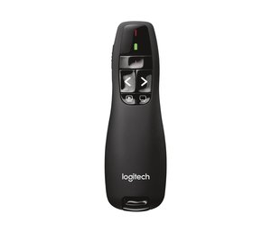 שלט אלחוטי למצגות Logitech R400 2.4GH