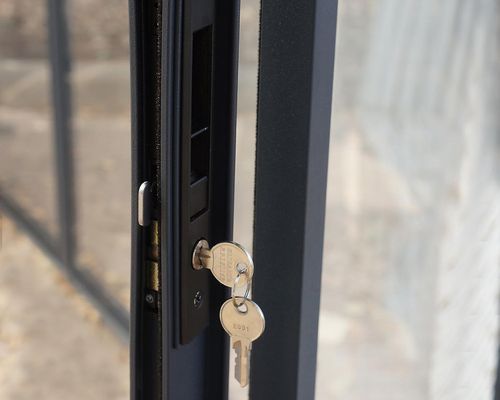 גזיבו סגור לגינה LEDRO אפור כהה 3.6x3.6
