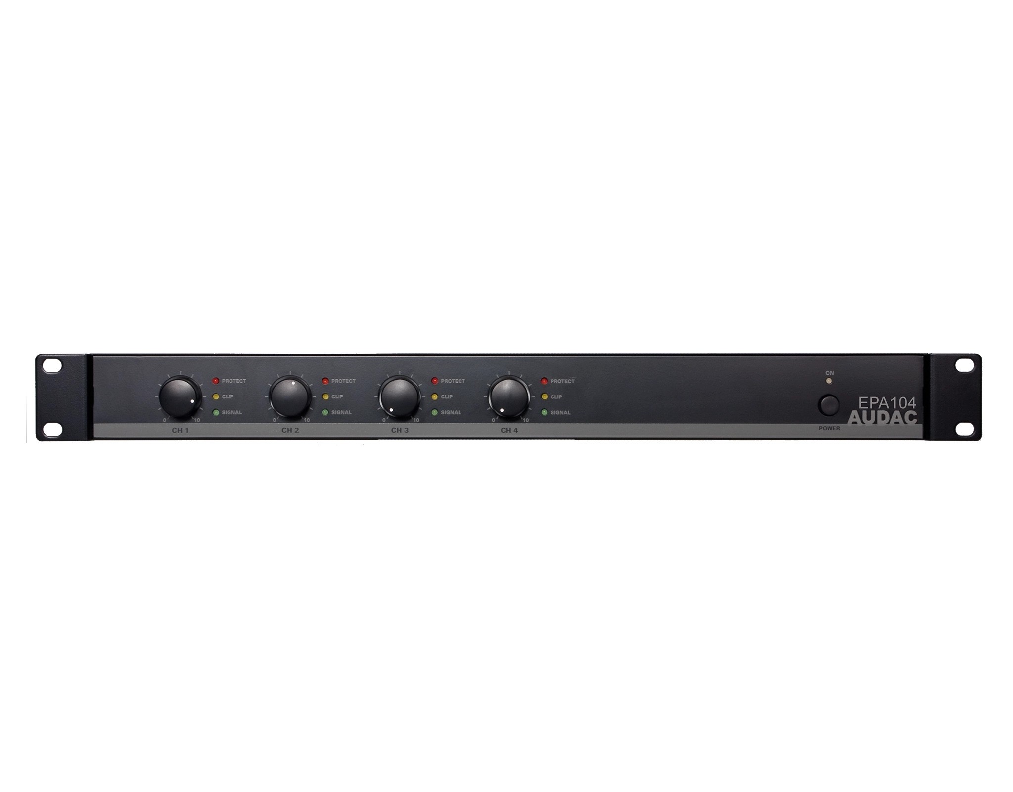מגבר 4 ערוצים CLASS-D  4x100W@4Ω - כולל קרוסאובר AUDAC EPA104