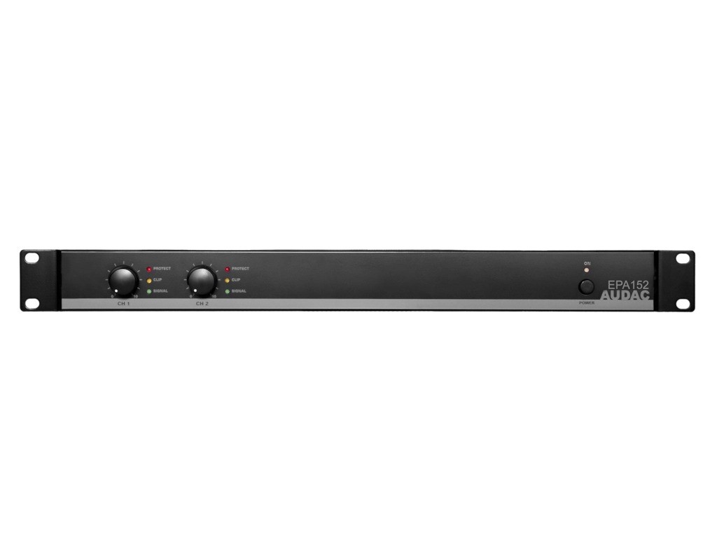 מגבר 2 ערוצים - AUDAC EPA152 CLASS-D  2x150W@4Ω