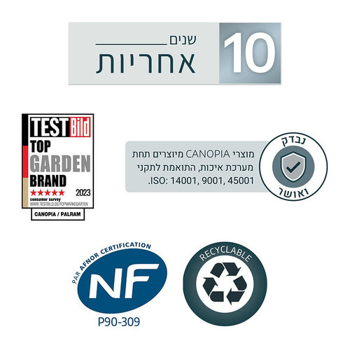 קירוי בריכה טלסקופי קשיח MAJORCA 4X8