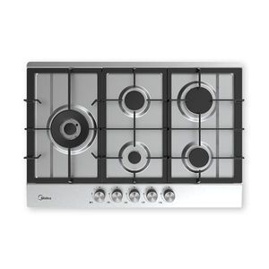 כיריים גז 5 להבות 75 ס"מ Midea 75SP005-SS נירוסטה