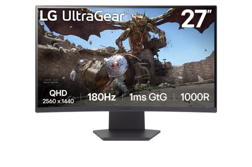 מסךLG ''27 גיימינג קעור UltraGear™ QHD 2K 180Hz  