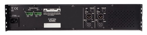 מגבר כוח דו-ערוצי 2x240W 100V AUDAC CAP224