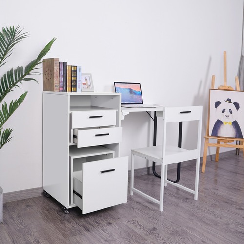 שולחן כתיבה מולטי דגם Dvori צבע לבן