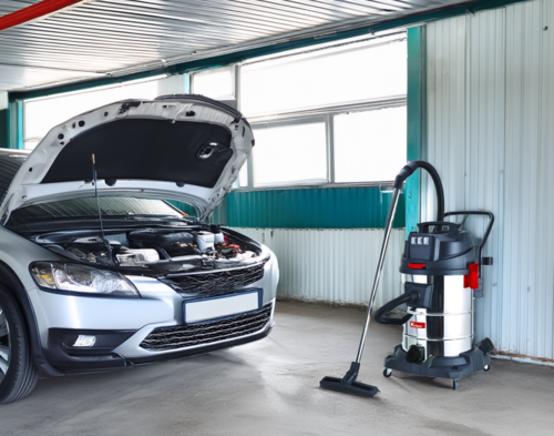 שואב אבק תעשייתי יבש / רטוב 80 ליטר 5400W תוצרת  KRAUSS