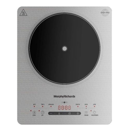 כיריים אינדוקציה יחיד 44743 Morphy Richards פאנל עברית 